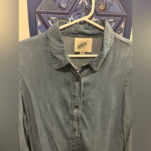 Medium blue jean size 8 cotton dress - Picture 4 of 6